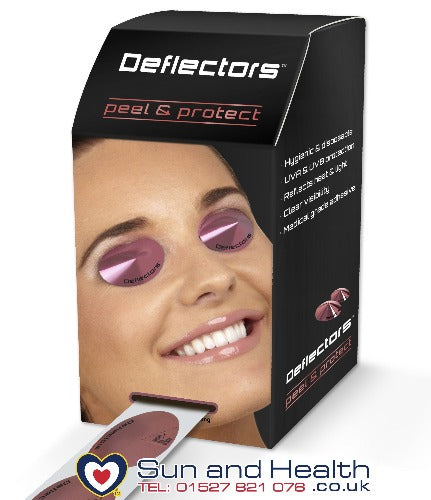Deflectors Disposable Sunbed Eye Protection