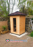 Infrared outdoor sauna