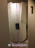 Brand new salon sunbed Hapro Luxura V6 Stand Up Tanning Bed
