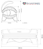 Hapro Home Sunbed Dimensions